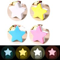 Intelligent Light Control Star LED Night Lights Socket Lamp US/EU Plug-in Light For Childrens Bedroom Hallway Stairs Lighting Night Lights