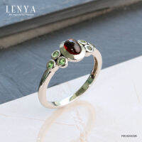 Lenya Jewelry แหวนเงินแท้ ประดับด้วยอัญมณีแท้ เหมาะสวมใส่ได้ทุกวัน