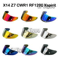 หมวกกันน็อค Visor สำหรับ SHOEI X-14 X14 Z-7 Z7 CWR-1 NXR RF-1200 RF1200 X-Spirit III XSpirit 3 X-Fourteen X Fourteen RYD CWR-F CWRF