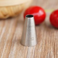 ❦∋ 12 Round Piping Tip Decorating Mouth Nozzle Pastry Tips Fondant Cake Decorating Sugarcraft Tool Pastry Tools Bakeware