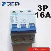 3P 16A 400V 50HZ/60HZ Circuit breaker MCB C TYPE