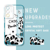 เคสมือถือใสสำหรับ Samsung Galaxy Note 20แบบนิ่ม Casing Ponsel รูปตัวการ์ตูนคริสตัลกันกระแทกของแท้พิเศษคลุมทั้งหมดกล้อง