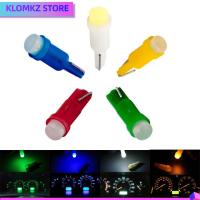 KLOMKZ 10/20pcs 12V 1 LED ลิ่ม หลอดไฟภายในรถ รถยนต์ ไฟแดชบอร์ด เครื่องมือวัด