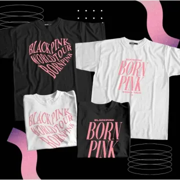 Kpop BLACKPINK BORN PINK WORLD TOUR JAPAN T-SHIRT 2023 Tshirt Unisex Cotton  TEE