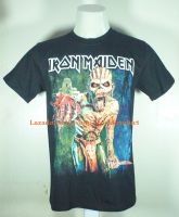 เสื้อวง IRON MAIDEN ไอเอิร์นเมเดน ไอร่อน ไซส์ยุโรป เสื้อยืดวงดนตรีร็อค เสื้อร็อค  PTA1748 ส่งจาก กทม.