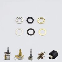 【Made in Korea】Electric Guitar/Bass Potentiometer(POT) Nut And Washer / Output  Jack Nut and Washer Guitar Bass Accessories