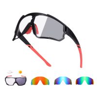 【CW】☂♣  2 Lenses Photochromic Cycling Glasses UV400 Eyewear Men Outdoor Riding Sunglasses