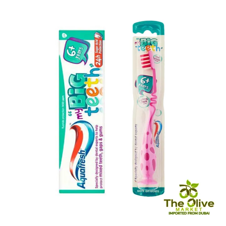Aquafresh Toothpaste Big Teeth 6+ Years 50g FREE TOOTHBRUSH Lazada PH