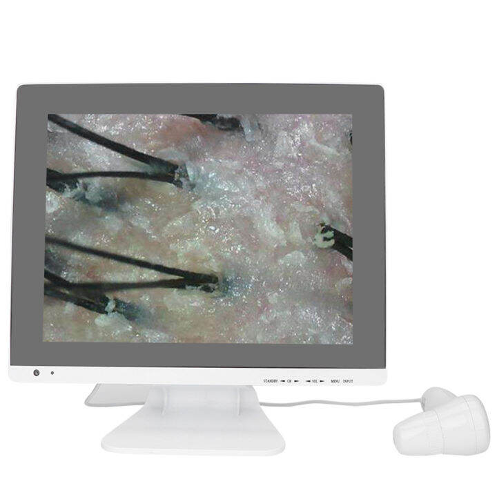 LCD Intelligent Hair Analyzer Skin Detector Hair Follicle Scalp