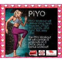 ส่งฟรี!!!Piyo ลูกผสม ระหว่าง Yoka และ Pilates โปรแกรมออกกำลังกาย ถูกและดี