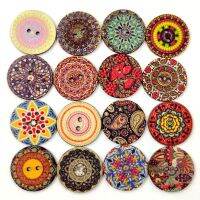 【YF】♙  100pcs 15/20mm Painting for Clothing Sewing Scrapbooking Accessories