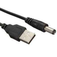 CHOW สาย DC 5 V USB 5.5 มม.x 2.5 มม. Power Cable 80cm