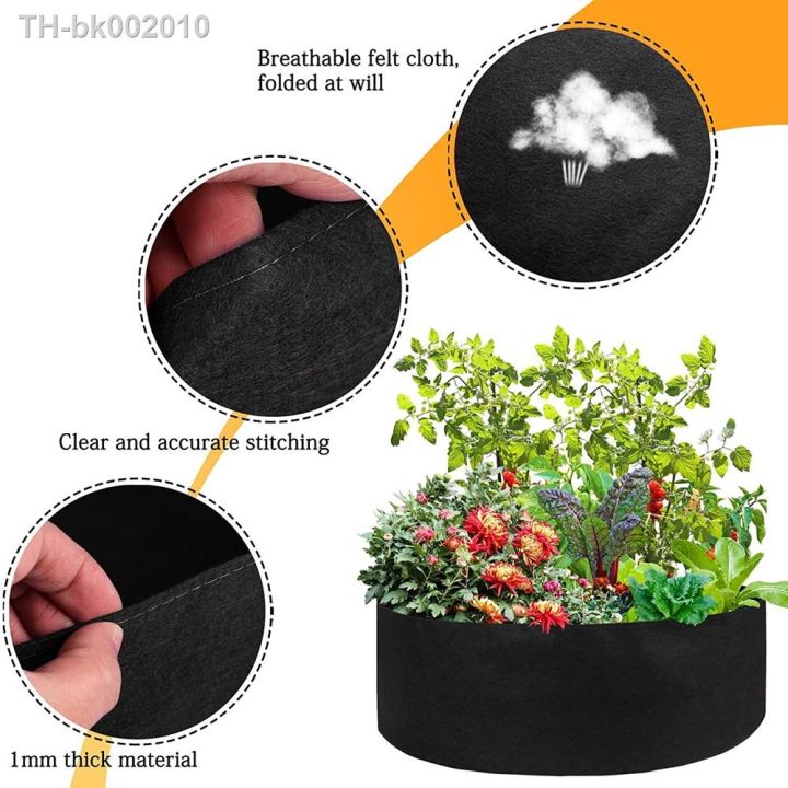 round-plants-growing-bag-raised-plant-bed-garden-flower-planter-elevated-vegetable-box-planting-grow-bag-10-15-50-100-gallon