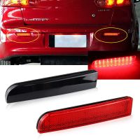 Lampu Rem Ekor Reflektor Mobil LED วิวัฒนาการมิตซูบิชิ X Lancer 2008-2017 Aksesori Lampu Kabut Peringang 2 Buah