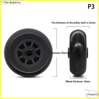[The Bakerry] 1ชิ้นกระเป๋าเดินทางล้อลากอุปกรณ์เสริมซ่อมกระเป๋าเดินทางล้อเสียงเงียบล้อกระเป๋าเดินทางชิ้นส่วนเพลาล้อเลื่อนทน