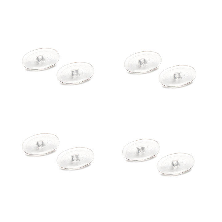 HXHTenD Replacement Clear Nose Pads for Oakley Dart Sunglasses, Pushon