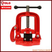 POLO ปากกาจับท่อ ปากกาจับแป๊ป เบอร์ 2 (WT2086) (Pipe Table Vice) ขนาด 90 มม.