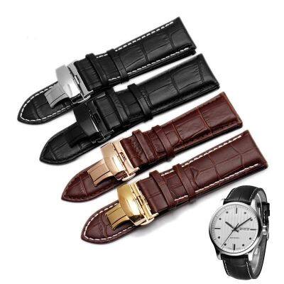 【Hot Sale】 Large size leather watch strap suitable for AR2411 PA111 441 male 26 28mm