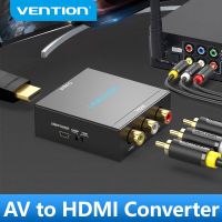 Vention AV to HDMI Converter HDMI to RCA Video Adapter with Mini USB Power Cable for TV Box Projector Game Console HDMI to AV Adapters