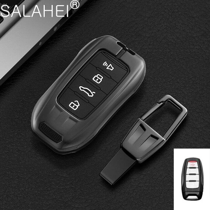 โครงเปลือกนอกเคสกุญแจรถซิลิโคนอัลลอยสังกะสีอุปกรณ์เสริมสำหรับ-haval-โฮเวอร์ติดผนัง-h1-h4-h6-h7-h9-f5-f7รถ-gmw-coupe