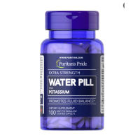 ของแท้ นำเข้า Puritan’s Pride Extra Strength Water Pill with Potassium  100 Caplets