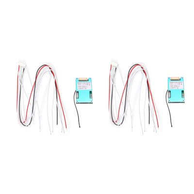 2X BMS 7S 24V Lithium Battery Protection Board 18650 Balancer BMS Charging for Motorcycle Scooter(25A)