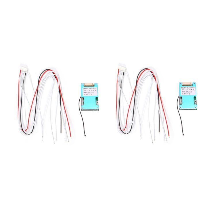 2x-bms-7s-24v-lithium-battery-protection-board-18650-balancer-bms-charging-for-motorcycle-scooter-25a