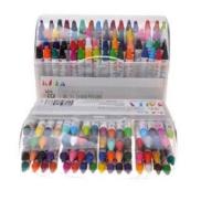Bộ 64 cây bút sáp màu cho béhộp nhựa