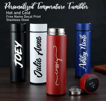 New Cup Custom Logo Smart LED Portable Thermal Tumbler Touch Termo