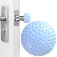 Door Knob Crash Pad Knob Crash Silicone Pad Self Adhesive Door Stopper Wall Protector For Door Table Corners Kitchen Chairs Decorative Door Stops