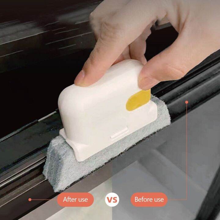 ☄﹍ 2 in 1 Groove Cleaning Tool Multifunctional Window Groove Cleaning