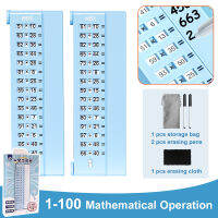 Montessori 1-100พ็อกเก็ตเลขคณิตการดำเนินงานสิ่งประดิษฐ์นำมาใช้ใหม่คำถามเครื่องกำเนิดไฟฟ้าคณิตศาสตร์คำนวณเกมของเล่นเพื่อการศึกษา