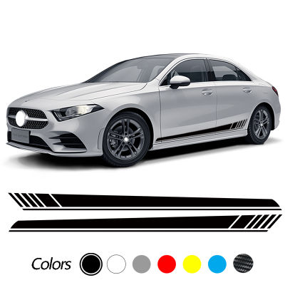 2PCS Car Side Stickers For Audi BMW Ford Volkswagen Toyota Renault Peugeot Honda Auto Vinyl Film Car Tuning Accessories