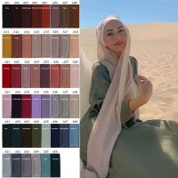 【CC】✉  Muslim Hijab Scarf Soft Hijabs Shawl Scarves Wrap Headscarves Fashion