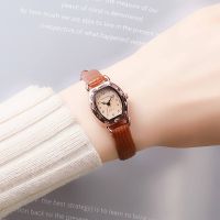 Square womens watch womens simple temperament high-end sense retro niche light luxury compact exquisite waterproof fashion womens watch 【JYUE】