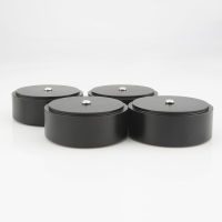 4Pcs 58X22Mm อลูมิเนียมเครื่องขยายเสียงลำโพงแยกฟุต Turntable Monitor CD DAC วิทยุ Vition Stand Pad Base