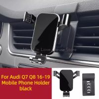 ที่จับโทรศัพท์มือถือรถสำหรับ Audi Q7 Q8 4N 4L 2016-2023 360องศาในการหมุน GPS ฐานยึดอุปกรณ์นำทางที่ค้ำยันพิเศษ