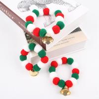 Cat Collar with Bells Cat Bell Collar Plush Balls Necklace Portable Puppy Collar Plush Ornaments Pet Collar Outdoor Ornament for Wedding Contest standard