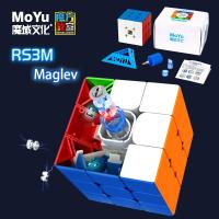 ☒ MOYU 2021 RS3M Maglev Magic Cube 3x3x3 Professional Magnetic Magic Cube 3x3 Speed Puzzle Children 39;s Fidget Toys MF8900