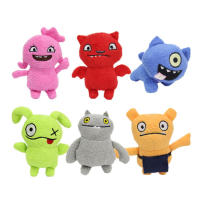 Ugly Plush Dolls Cartoon Anime Ox Moxy Babo Uglydog Soft Stuffed Dolls Toys Birthday Christmas Ugly Gifts For Children Kids fun