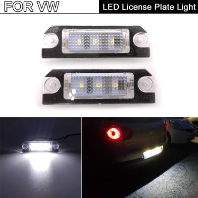【CW】LED License Plate Number Lamp Signal Lights For VW GOLF 4 Golf 5 Lupo Polo 9N Passat 3c B6 Limousine