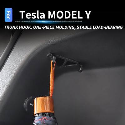 dvvbgfrdt Car Trunk Hook In-car Storage Multi-function Hook Interior Modification For Tesla Model Y Model 3 Accessories