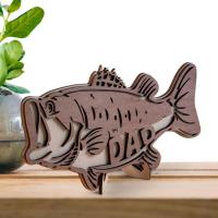 Christmas Wooden Fish Ornaments Wooden Ornament for Christmas Wood Fish Nautical Theme Decor Decorative Wooden Fish Table Centerpiece Home Decor for Tabletop Living honest