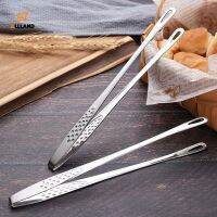 Stainless Steel Food Salad Bread Tongs / Long Handle Anti-scald Barbecue Tongs / Food Serving Buffet Utensil / Kitchen Cooking Tool