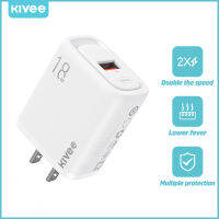 KIVEE?ประกัน 1ปี?หัวชาร์จเร็ว หัวชาร์จ Fast Charger QC3.0 18W หัวชาร์ทไฟ สมาร์ทชาร์จสำหรับ USB พอร์ตชาร์จไว ที่ชาร์จแบต iPhone/iPad HUAWEI P30/Xiaomi/OPPO/VIVO/Samsung