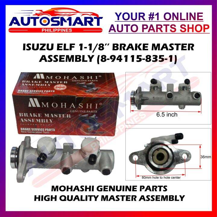 ISUZU ELF 1 1/8" BRAKE MASTER MOHASHI MBI15835 (PN 8941158351