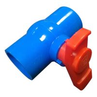 High efficiency Original PVC blue gray ball valve valve switch glue screw water supply pipe plastic 20 25 32 40 50