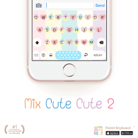 Mix Cute Cute 2 Keyboard Theme⎮(E-Voucher) for Pastel Keyboard App