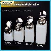 OVERCO 100/200/250/500ml ขวดแยกแอลกอฮอล์เหลว ขวดฟลักซ์ ทนต่อการกัดกร่อน เครื่องมือทำเล็บแต่งหน้า ขวดแยก