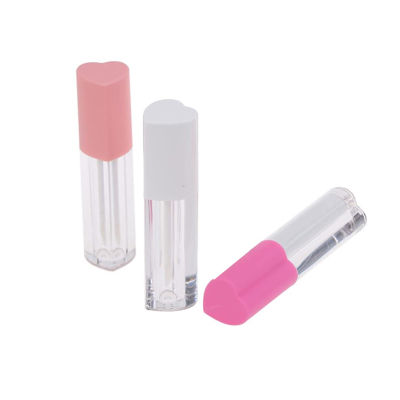 Tube Makeup Bottle Empty Material Transparent Plastic Love-shaped Lip Gloss
